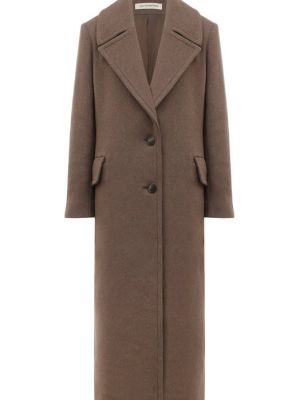 Кашемировое пальто Color Temperature коричневое