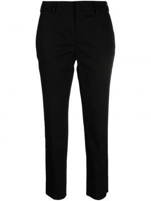Pantalon en coton plissé Pt Torino noir