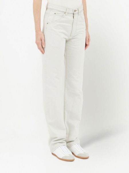 Jeans skinny di cotone Maison Margiela bianco