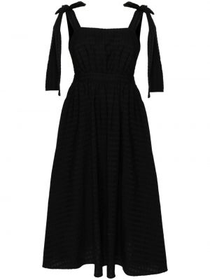 Koktejlkové šaty s mašľou Msgm čierna