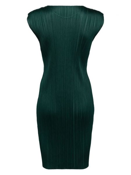 Kleid mit plisseefalten Pleats Please Issey Miyake grün