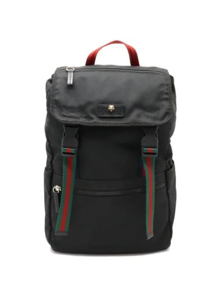 Płócienny plecak retro Gucci Vintage czarny