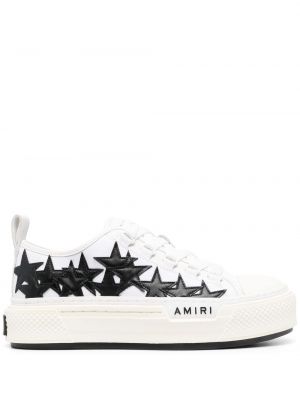 Sneakersy skórzane w gwiazdy Amiri