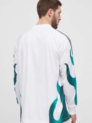 Tricou cu mânecă lungă Adidas Originals alb