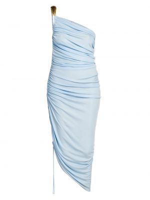 Платье миди с рюшами Bottega Veneta