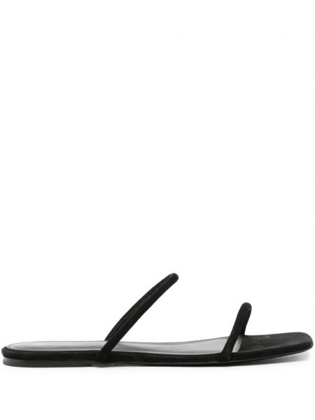 Велурени ниски обувки Toteme черно