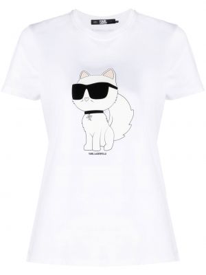T-krekls Karl Lagerfeld balts