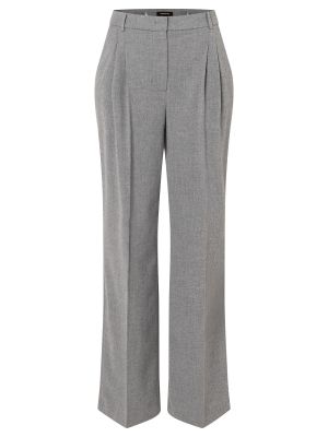 Pantaloni plissettati More & More grigio