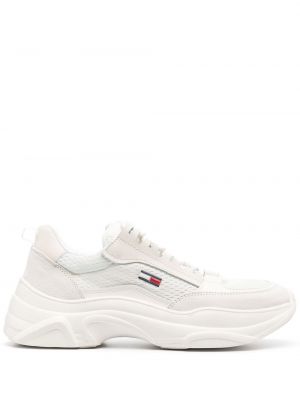 Baskets en cuir Tommy Jeans blanc