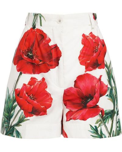 Shorts en coton à imprimé Dolce & Gabbana
