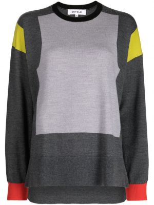 Pullover mit rundem ausschnitt Enföld grau