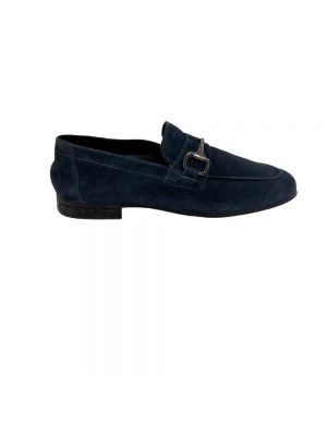 Loafers Antica Cuoieria niebieskie