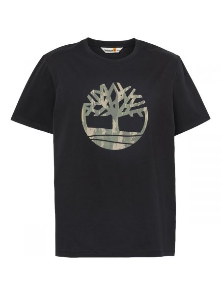 Tričko s krátkými rukávy Timberland černé