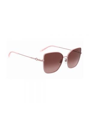 Gafas de sol con estampado geométrico Love Moschino rosa