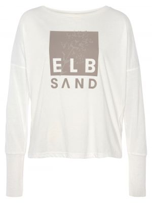 Tričko s dlhými rukávmi Elbsand biela