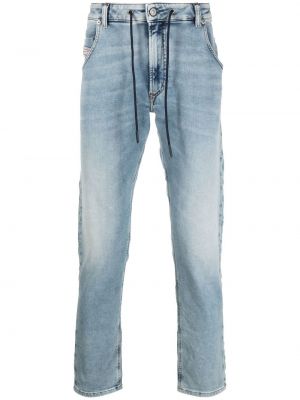 Tapered fit jeans Diesel blå