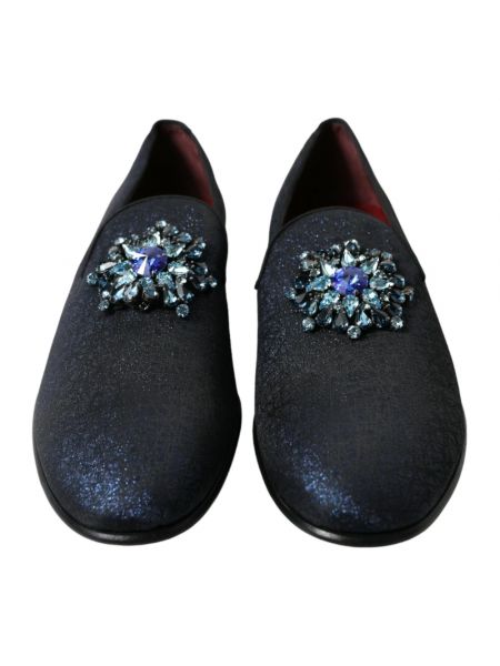 Loafers Dolce And Gabbana niebieskie