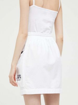 Mini sukně Love Moschino bílé