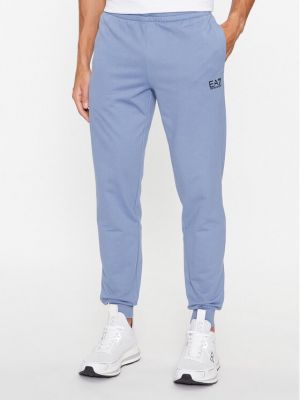Pantaloni sport Ea7 Emporio Armani albastru