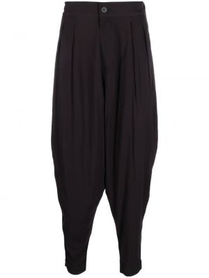 Hose mit plisseefalten Atu Body Couture schwarz