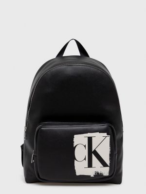 Batoh Calvin Klein Jeans dámský, černá barva, velký, s potiskem