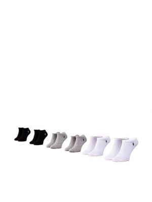 Меланжирани чорапи Polo Ralph Lauren бяло