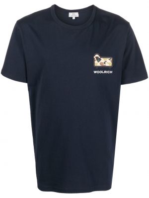 T-shirt Woolrich blå