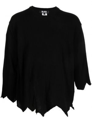 Oversize тениска Black Comme Des Garçons черно