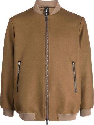 Woll bomberjacke Mackintosh braun