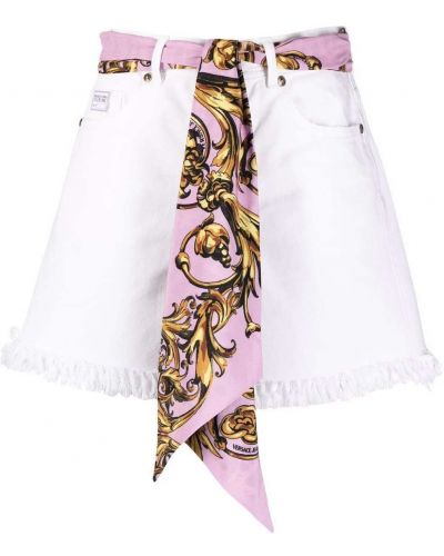 Džinsiniai šortai Versace Jeans Couture balta