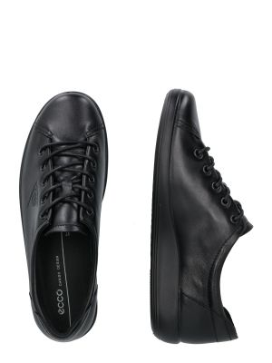 Sneakerși cu șireturi Ecco negru