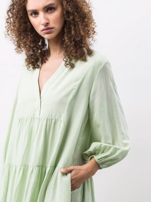 Lanena mini haljina Ivy Oak zelena