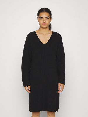 Трикотажное платье Moss Copenhagen черное