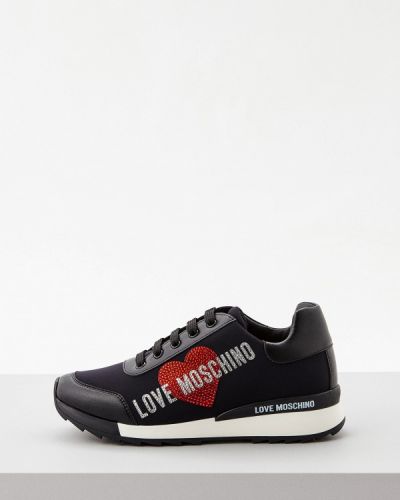 Низкие кроссовки Love Moschino, черный