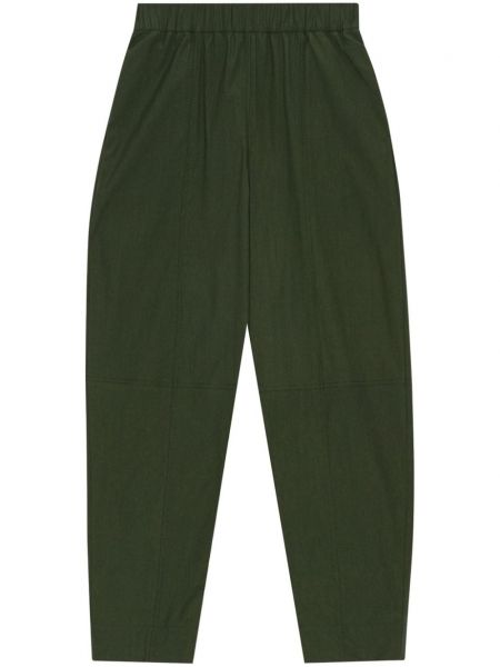 Spodnie Ganni zielone