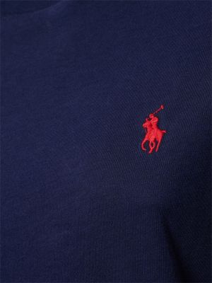 Polo de algodón de tela jersey Polo Ralph Lauren azul