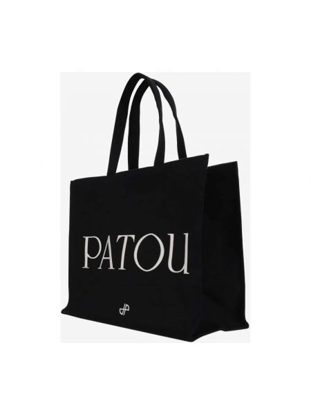 Bolso shopper Patou negro