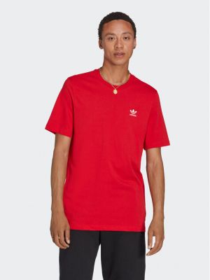 Pamut póló Adidas Originals piros