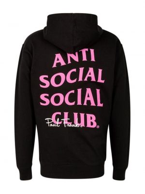 Hoodie avec manches longues Anti Social Social Club noir