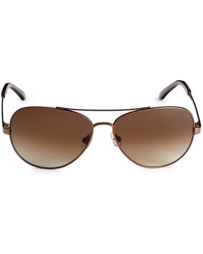 Авиаторы солнцезащитные очки Kate Spade New York, коричневые