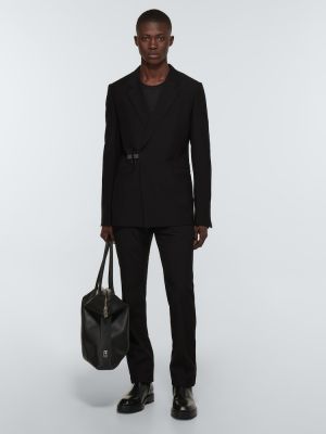 Vlněné sako Givenchy černé