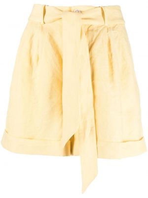 Shorts en lin Polo Ralph Lauren jaune
