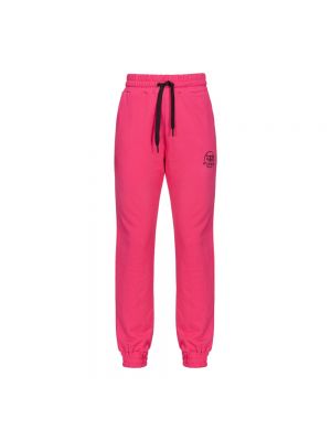 Pantalon de joggings large Pinko rose