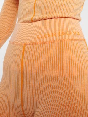 High waist leggings Cordova orange