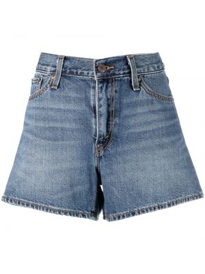 Jeansshorts med hög midja Levi's blå