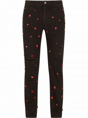 Jeans med normal passform Dolce & Gabbana svart