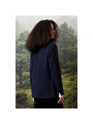 Abrigo de lana Massimo Alba azul