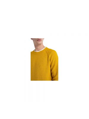 Jersey de lana de tela jersey Replay amarillo