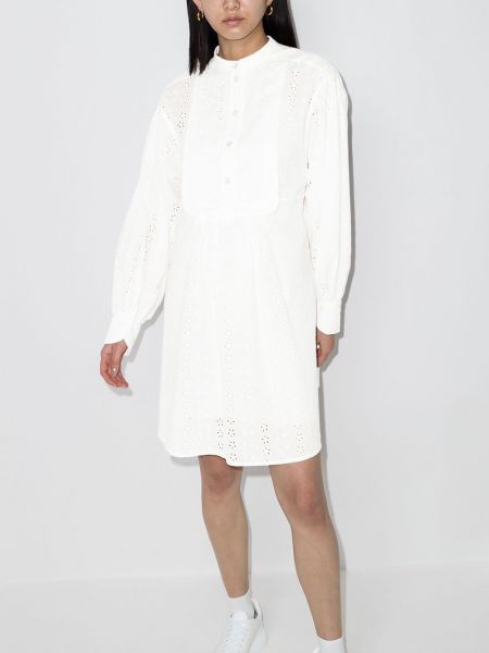 Mini vestido con bordado See By Chloé blanco