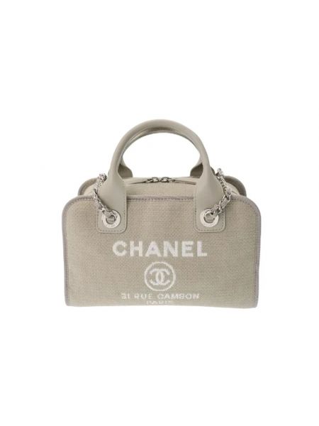 Torba na ramię Chanel Vintage szara